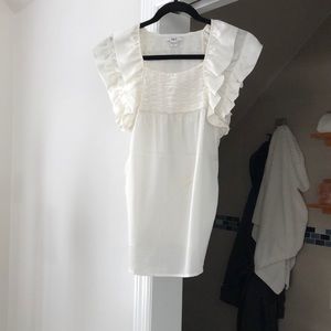 Bar III ruffle shirt